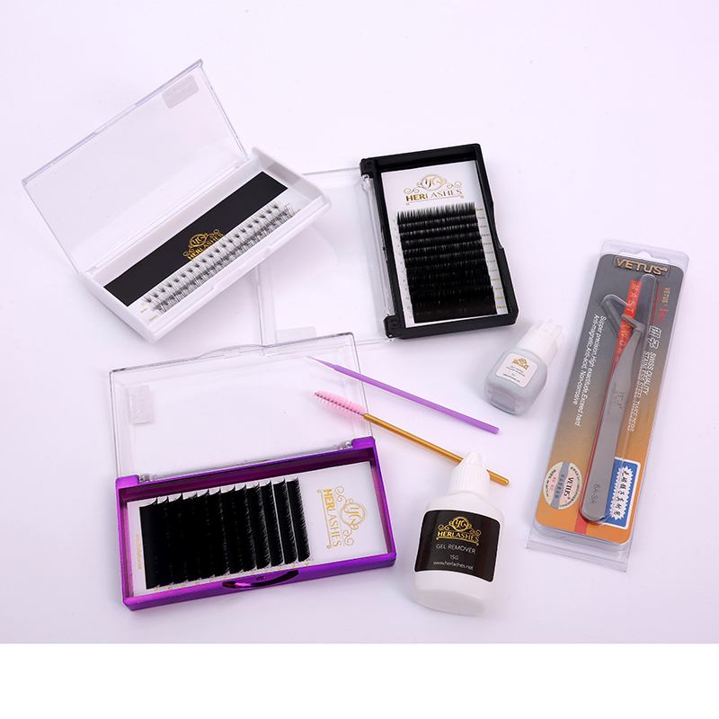 Набор для наращивания ресниц для школы красоты, норковые накладные ресницы для учащихся