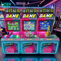 Lesen OEM ODM Équipement de divertissement à monnayeur pour enfants, jeu interactif d'intérieur, machine d'arcade à balançoire en plastique