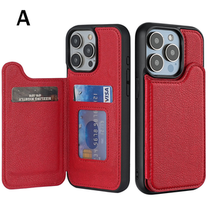 Từ Lật Da Trường Hợp Điện Thoại Cho Iphone 17/16/16e/15/14/13 Với Khe Cắm Thẻ Nhớ Điện Thoại Di Động Trường Hợp - Product Image 6