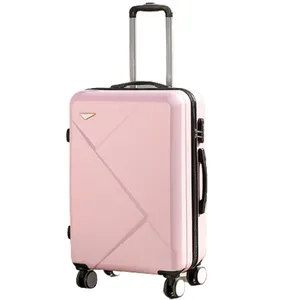 Abs Hardside Trolley Bagage Lichtgewicht Gladde Wielen Bagage Cabine Kleurrijke Trolley Koffer Voor Reisschool