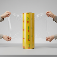 Film PVC de qualité commerciale super brillant à faible MOQ pour la conservation des fruits et légumes frais