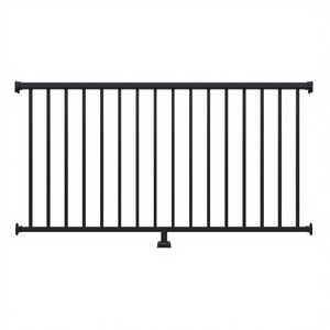 Sistema di Ringhiere per Balconi e Terrazze in Alluminio BH Modulare dal Design Moderno, Ringhiera per <span class=keywords><strong>Balcone</strong></span> in Alluminio con Picchetti - Product Image 1