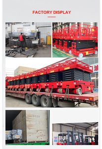 <span class=keywords><strong>Plataforma</strong></span> Elevadora de Tijera Autopropulsada Eléctrica, Elevador Hidráulico Móvil sobre Orugas, <span class=keywords><strong>Plataforma</strong></span> de Trabajo Aérea con Altura de Trabajo de 4-14 m - Product Image 6