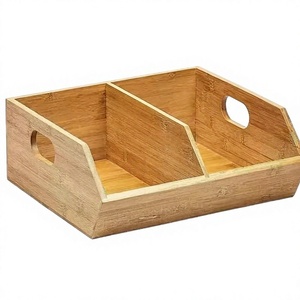 Best Price Bamboo <b>Storage</b> <b>Box</b> Multi-Purpose Kitchen & Pantry Simple Organizer Eco-Friendly Food Vegetable Shelf <b>Drawer</b> Sundries - Product Image 1