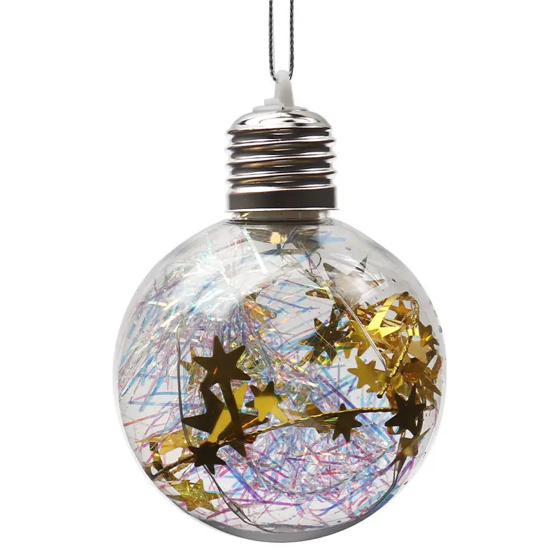 Handmade High Transparent Ball Plastic Christmas Ball PET Seamless Hollow Decoration DIY Ideas For Home Decor