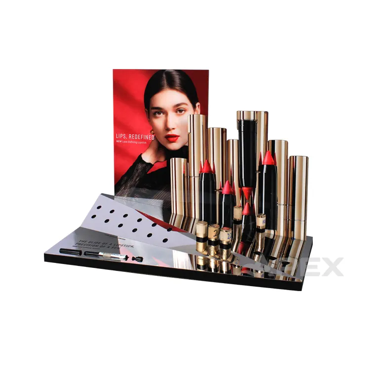 APEX Black Lipstick Display Acrylic Display Stand For Lipstick
