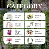 Arche de mariage Sunwedding, fleurs sauvages du printemps, arche de fleurs artificielles rose et verte pour la décoration et la scène d'événement