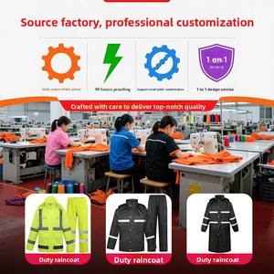 पुरुषों के लिए कस्टम पर्यावरण के अनुकूल पुनः प्रयोज्य क्लासिक वाटरप्रूफ हूडेड इंद्रधनुष - Product Image 6