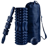 Rouleaux de mousse EVA personnalisés pour le yoga, la relaxation musculaire du dos, couleur personnalisée, massage, creux, durables, fermeté moyenne