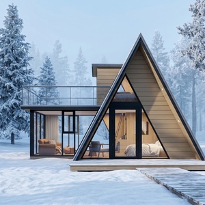 Cabane d'aventure de luxe S580 en forme de A, idéale pour le tourisme panoramique dans les zones volcaniques - Product Image 1