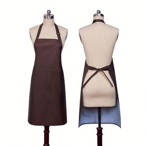 Customized Logo Adjustable Color Waterproof Oil-proof Nylon Woven Unisex Chef <b>Apron</b> <b>Kitchen</b> Cooking Restaurant Waiter Plain - Product Image 2