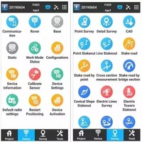 Logiciel de relevé et de collecte de données GNSS FOIF/Stonex/Unistrong/E-survey Surpad, application Android pour contrôleur
