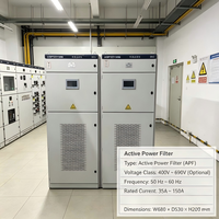 Filtro de Potencia Activo Trifásico de Cuatro Cables (APF) con Tecnología de Carburo de Silicio, Filtrado Dinámico de Armónicos, Calidad de Energía