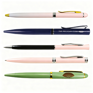 Bolígrafo de Acero Promocional al por Mayor, Diseño Elegante, Bolígrafo de Acero Inoxidable con Punta de Bola, Bolígrafo Giratorio - Product Image 2