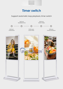 Écran d'affichage de fenêtre LCD ultra lumineux INGSCREEN U-Disk Playback 1080P HD pour vitrine de magasin de mode - Product Image 4