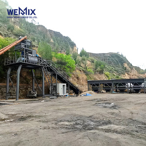 Planta dosificadora de hormigón MHZS90 Planta dosificadora de hormigón libre de cimentación Cinta de alimentación Planta de hormigón premezclada - Product Image 1