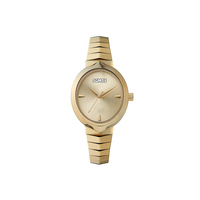 Montre quartz Saturne en métal bleu glace, nouvelle collection, bracelet serpent, petite montre dorée pour femme, très demandée