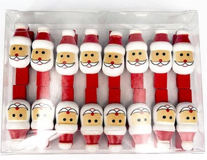 10 pièces/ensemble mignon dessin animé à motifs en bois chevilles en tissu multifonctionnel pinces à linge usage domestique en bois de bouleau - Product Image 5