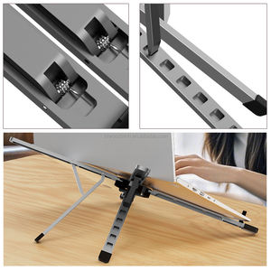 LT0002 Support léger en alliage d'aluminium pour ordinateur portable pliable et réglable Nouveau produit - Product Image 4