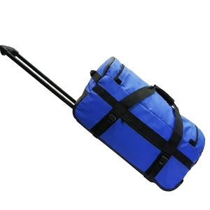 <span class=keywords><strong>Borsone</strong></span> da <span class=keywords><strong>Viaggio</strong></span> Personalizzato Grande in Tela Cerata con <span class=keywords><strong>Trolley</strong></span> per Palestra e Campeggio, Impermeabile - Product Image 3