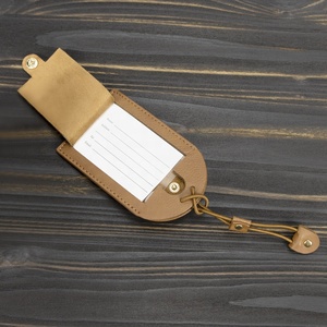 <span class=keywords><strong>Étiquette</strong></span>s de <span class=keywords><strong>bagage</strong></span> en cuir PU multicolores personnalisables avec logo, souples, vierges, gravables au laser, avec sangles - Product Image 2