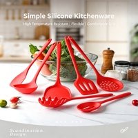 Ensemble de spatules en silicone résistant à la chaleur de qualité alimentaire, 8 pièces, design monobloc, antiadhésif, compatible lave-vaisselle, ensembles d'outils de cuisine