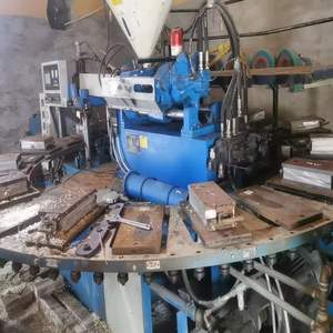 Máquina <span class=keywords><strong>de</strong></span> Soplado <span class=keywords><strong>de</strong></span> Goma PVC/TPU <span class=keywords><strong>de</strong></span> 24 Estaciones <span class=keywords><strong>de</strong></span> <span class=keywords><strong>Segunda</strong></span> <span class=keywords><strong>Mano</strong></span>, Máquina para Zapatos y Pantuflas con Plato Giratorio, Motor y Componentes Centrales <span class=keywords><strong>de</strong></span> Engranajes - Product Image 5