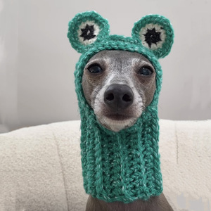 Bonito <span class=keywords><strong>gorro</strong></span> <span class=keywords><strong>de</strong></span> Halloween para mascotas, <span class=keywords><strong>gorro</strong></span> para perros con logotipo personalizado, etiqueta tejida hecha a mano, <span class=keywords><strong>gorro</strong></span> <span class=keywords><strong>de</strong></span> punto <span class=keywords><strong>de</strong></span> invierno con bola, bulldog, mascota, <span class=keywords><strong>perro</strong></span>, mascota - Product Image 5
