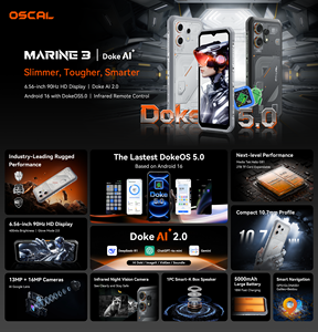 สมาร์ทโฟน Oscal 4G 8+128GB รุ่นทนทาน กล้องมองกลางคืน หน้าจอ 6.56 นิ้ว 90HZ แบตเตอรี่ 5000mAh ระบบปฏิบัติการ Android 16 รุ่น Oscal Marine 3 - Product Image 5
