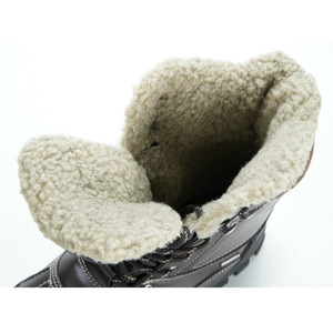 <span class=keywords><strong>Bottes</strong></span> de randonnée chaudes isolées pour la <span class=keywords><strong>chasse</strong></span> pour hommes <span class=keywords><strong>Bottes</strong></span> de neige d'hiver résistantes à l'eau marron foncé pour hommes - Product Image 2