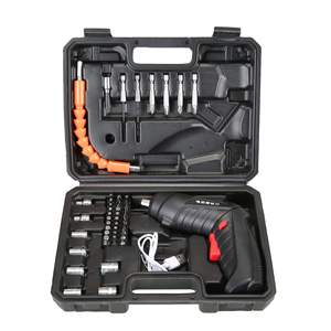 3.6V Cordless Battery Adjustable Torque <b>Screwdriver</b> <b>Set</b> <b>Bits</b> Industrial/DIY Plastic Handle 9mm Drive OEM Customizable DLSD003.6 - Product Image 3