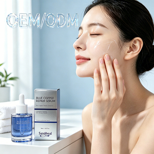 Sérum Facial Anti-Âge au Peptide de Cuivre Bleu Marque Blanche – Boost de Collagène, Hydratant, Réparateur Cutané – Usine OEM ODM - Product Image 6