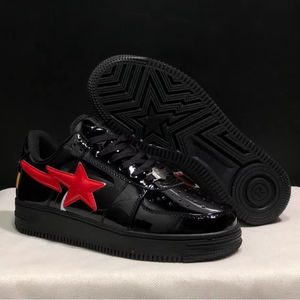 Calzado Deportivo Transpirable y Moderno de Piel Sintética - Zapatos Deportivos Originales Estilo Bapees para Hombre, con Diseño de Tiburón y Camuflaje de Algodón - Product Image 1