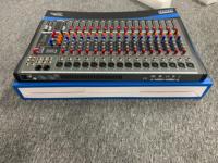 Console de mixage audio professionnelle 16 canaux avec 16 effets DSP, contrôleur DJ/équipement sonore/amplificateurs/haut-parleurs pour scène