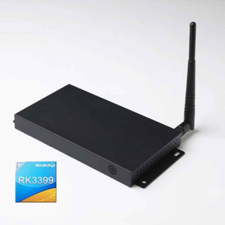 RK3399 Hexa-core With Android System Edp Lvds Hd Ethernet Android Linux Digital Signage Media Player Box