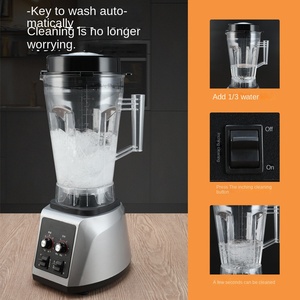 Licuadora Eléctrica Multifuncional de Plástico con Perilla, para Leche de Soya y Smoothies, 1.6-2.0L, 5+ Velocidades, Uso Doméstico y Comercial - Product Image 6