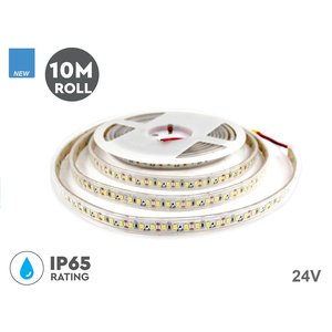 24V 10 Meter LED Strip Coil IP65 6400K 7,2W/M 1200 SMD 2835 Warm Wit & RGB 600 LM/M SKU-212627 LED Bar Verlichting ROHS Gecertificeerd - Product Image 1