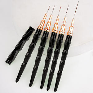 ชุดแปรงทาสีเ<span class=keywords><strong>ล</strong></span>็บแบบมืออาชีพ5ชิ้น<span class=keywords><strong>7</strong></span> 9 <span class=keywords><strong>11</strong></span> 15 25มม. ด้ามจับโ<span class=keywords><strong>ล</strong></span>หะสีชมพูเพชรหรูหราปากกาวาดไน<span class=keywords><strong>ล</strong></span>อนเครื่องมือวาดโ<span class=keywords><strong>ล</strong></span>โก้ที่กำหนดเอง - Product Image 1