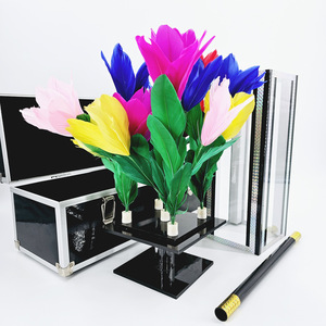 Flower <b>Mirror</b> Box: Flowers Emerge from an Empty Box - King Magic Magic Props for Festivals, Stages, Parties, and Entertainment. - Product Image 1