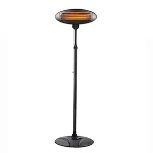 2000W electric vertical heater outdoor infrared garden patio heater with tip-over switch