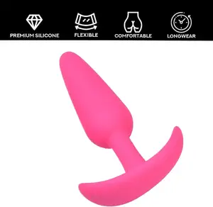 Anal Butt Plug For Comfortable Long-Term Wear 3Pcs Silicone Sex Toys With Flared Base Anal Butt Trainer Kit For Beginners