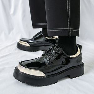 Nouvelles Chaussures en Cuir pour Hommes Style 2026, Bottes Grande Taille 46, Chaussures Blanches Rétro Polyvalentes Style Académie, Vente en Gros - Product Image 2