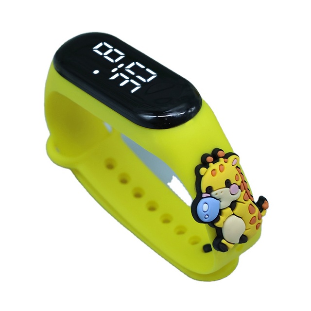 2026 Cool Cartoon Children Electronic Digital LED Display Watches Girls Boys Fashion Waterproof Sports Kids Watches