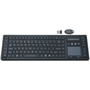 IP67 Medical Washable Keyboard Backlit Touchpad Waterproof Industrial Rubber Keyboard