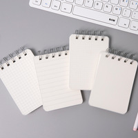 Couverture en plastique PP Spirale Bloc-notes Mini Pocket Notepad Logos imprimés personnalisés