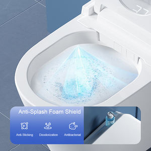 <span class=keywords><strong>Toilette</strong></span> intelligente en céramique avec système de chasse d'eau en cas de panne de courant et système de chasse d'eau automatique pour projets de salles de bain modernes. - Product Image 5