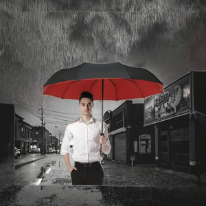 Cross-Border Exclusive Three-folding 10-Bone Fully-<b>Automatic</b> 190T Nylon Fabric Folding <b>Umbrella</b> Men's Women's Oversized Business - Product Image 3