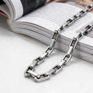 Pulsera de Moda con Diseño de Planta, Unisex, <span class=keywords><strong>Cadena</strong></span> Gruesa, Simple, Versátil, Estilo Hip-Hop, Acero Inoxidable, Regalo - Product Image 3