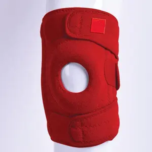 Simple Design Open Patella Neoprene Knee Protection Brace Anti Slip Knee Support Colors and Sizes are Customization Available