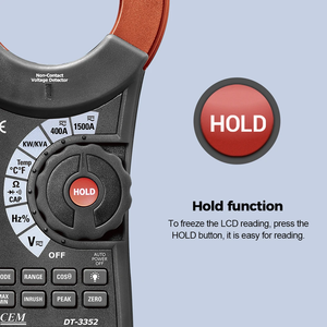 Hochpräzises 1500A-Klemmmessgerät Multifunktion ales Elektriker prüfgerät Echte RMS-Einschalt strom funktion 220V Spannung - Product Image 5